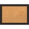 Cork Board, Accent Bronze Narrow Frame - Bulletin Board, Organization Board, Pin Board